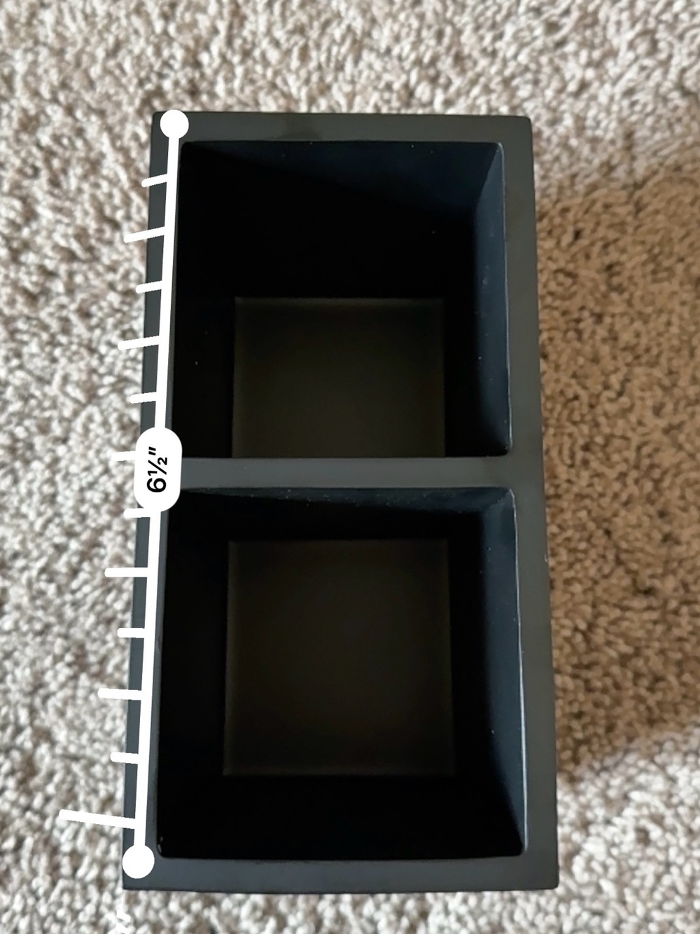 BINO Large Over-The-Cabinet Hair Care organizer- Matte Black